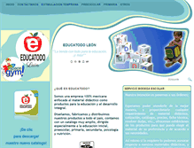 Tablet Screenshot of educatodoleon.com